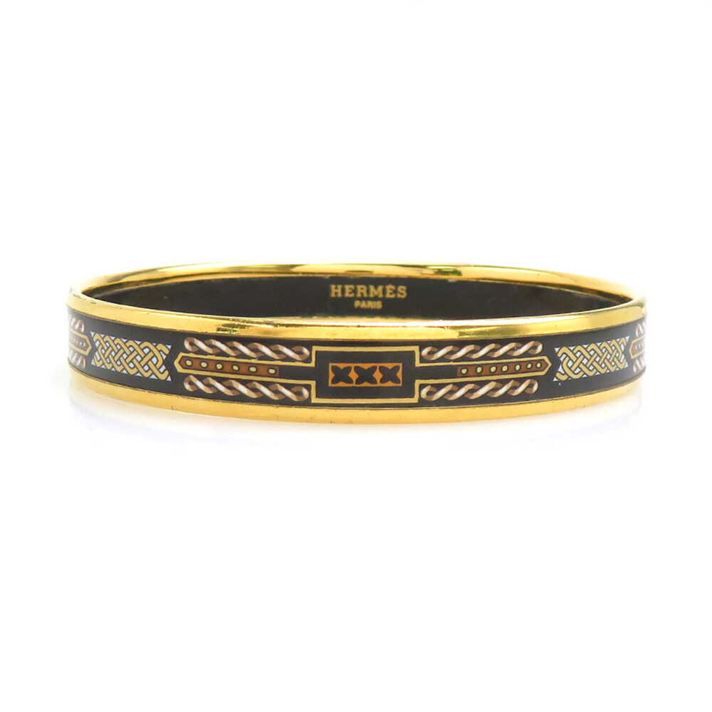 HERMES Black Bracelet